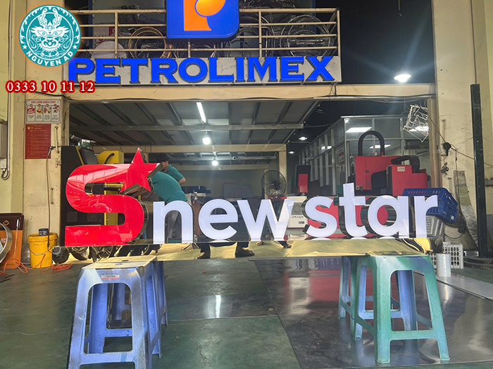 Bảng Hiệu Alu Chữ Nổi