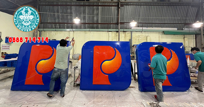 bảng hiệu hộp đèn Petrolimex