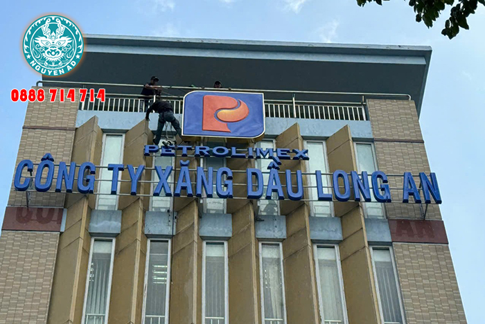 đơn vị thi công bảng hiệu Petrolimex uy tín,